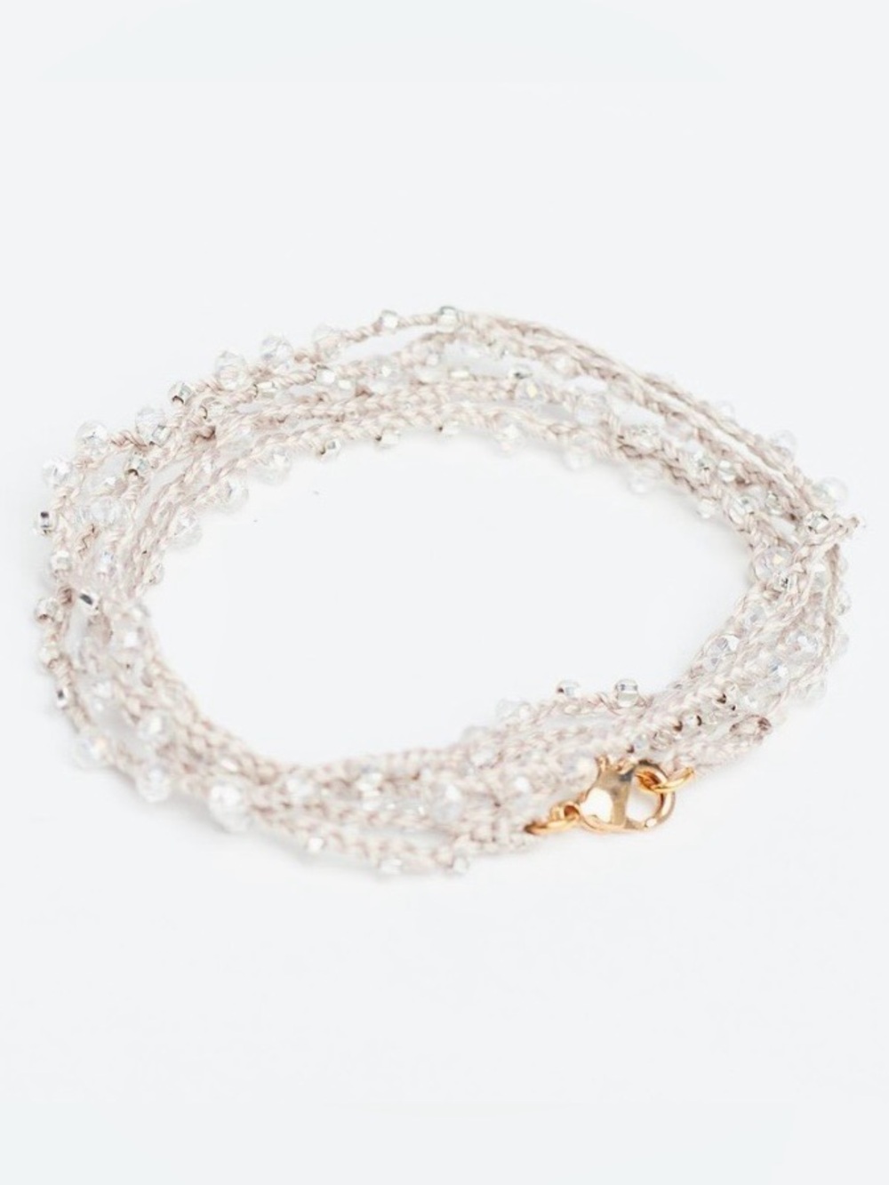 Lunar bead necklace